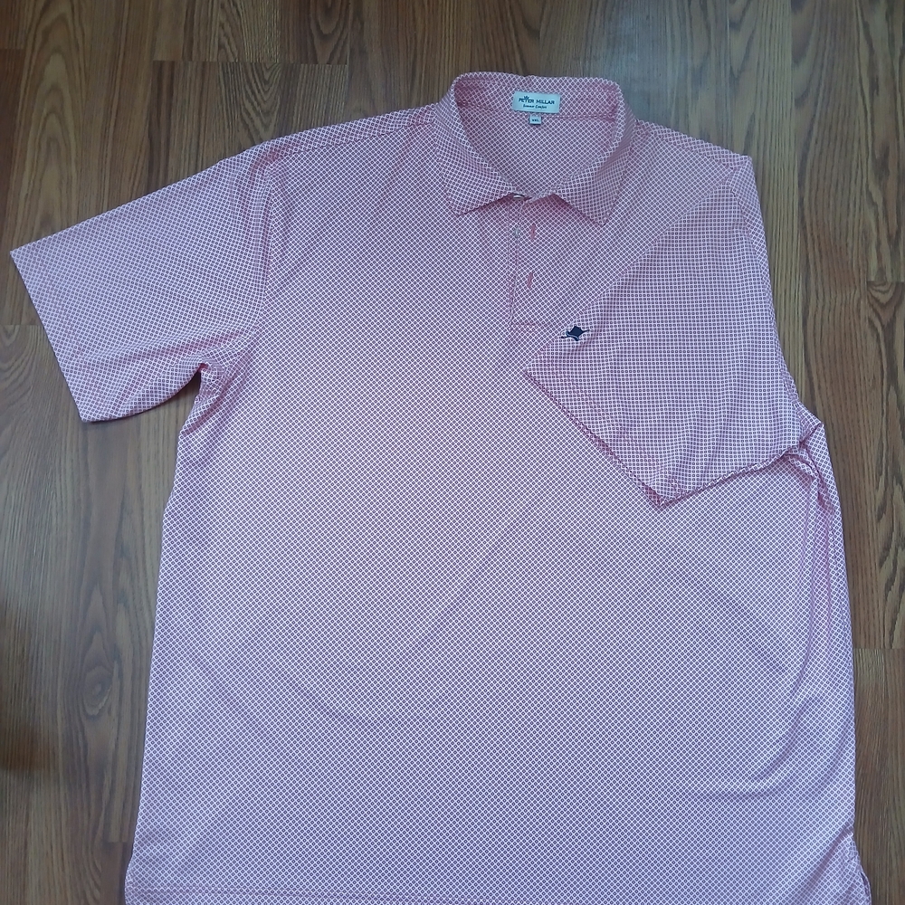 Peter Millar Summer Comfort‎ Men's XXL Screwdriver Print Polo